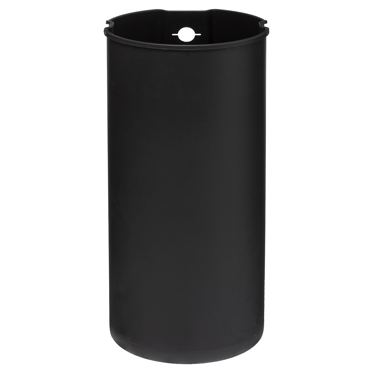 Poubelle ronde en métal 30l, gris charbon Delta