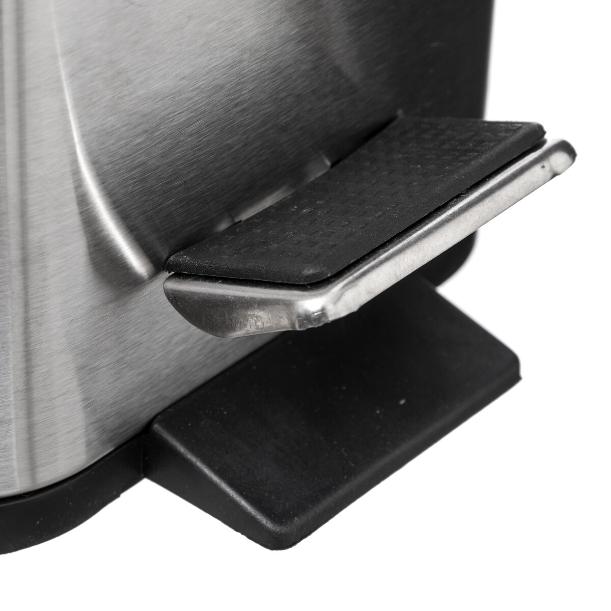 Poubelle rect soft close inox 5l 