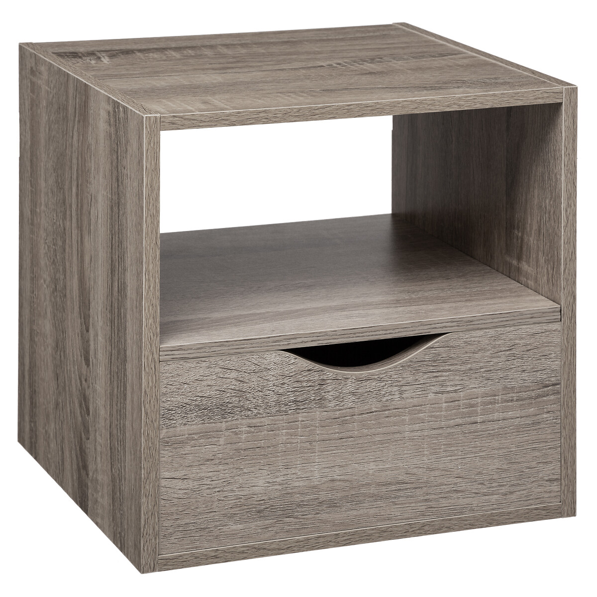 Tiroir et étagère 31cm, effet chêne gris Mix'n modul