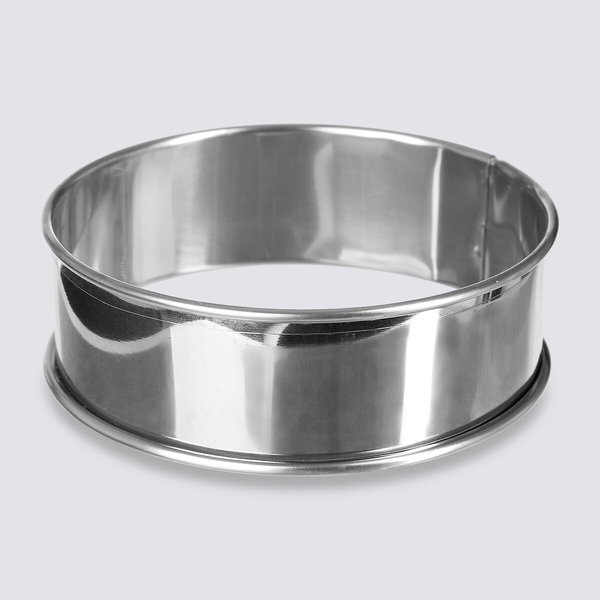 4 cercles à tartelettes inox, 9cm 