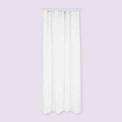 Rideau de douche 180x200cm, blanc Colorama