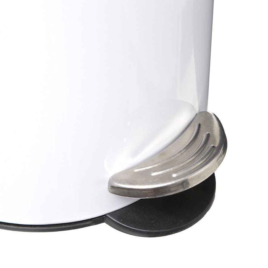 Poubelle métal soft close 3l, blanc Colorama