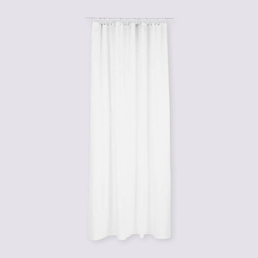 Rideau de douche 180x200cm, blanc Colorama