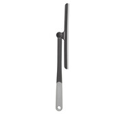 Raclette pivotante caoutchouc, gris