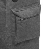Sac de shopping avec 2 roulettes, gris