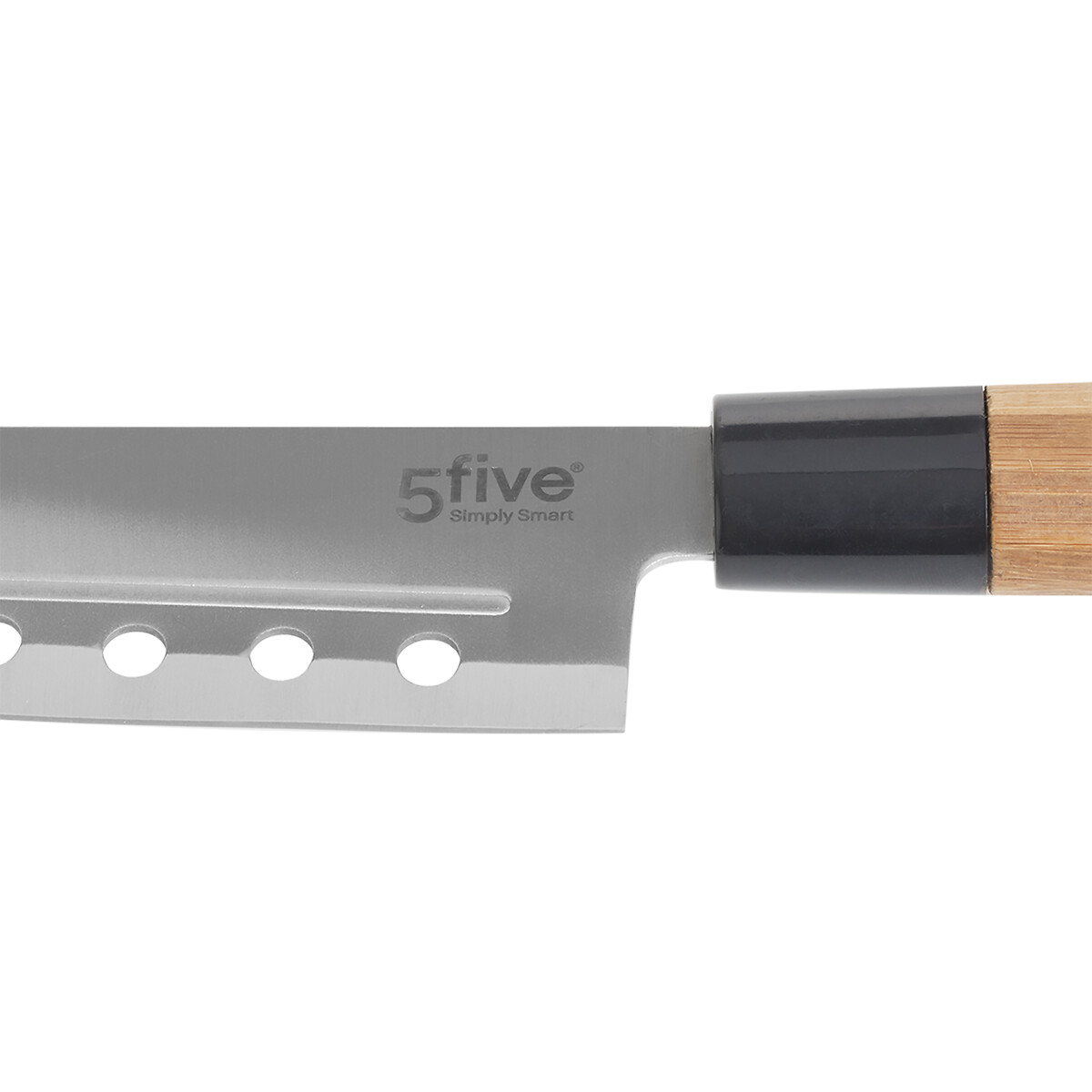 Couteau santoku bambou - lame 16,9cm Black bambou