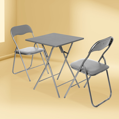 table-pliante-2-places-gris