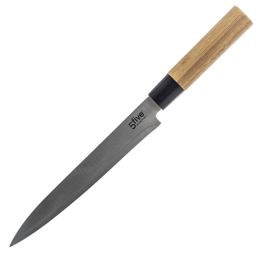 Bloc 5 couteaux, manche bambou Black bambou