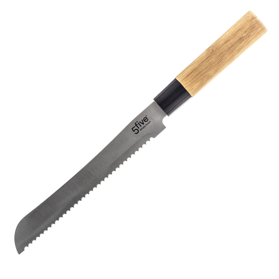 Bloc 5 couteaux, manche bambou Black bambou