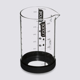 Verre doseur 0,6l - noir, rouge Silitop