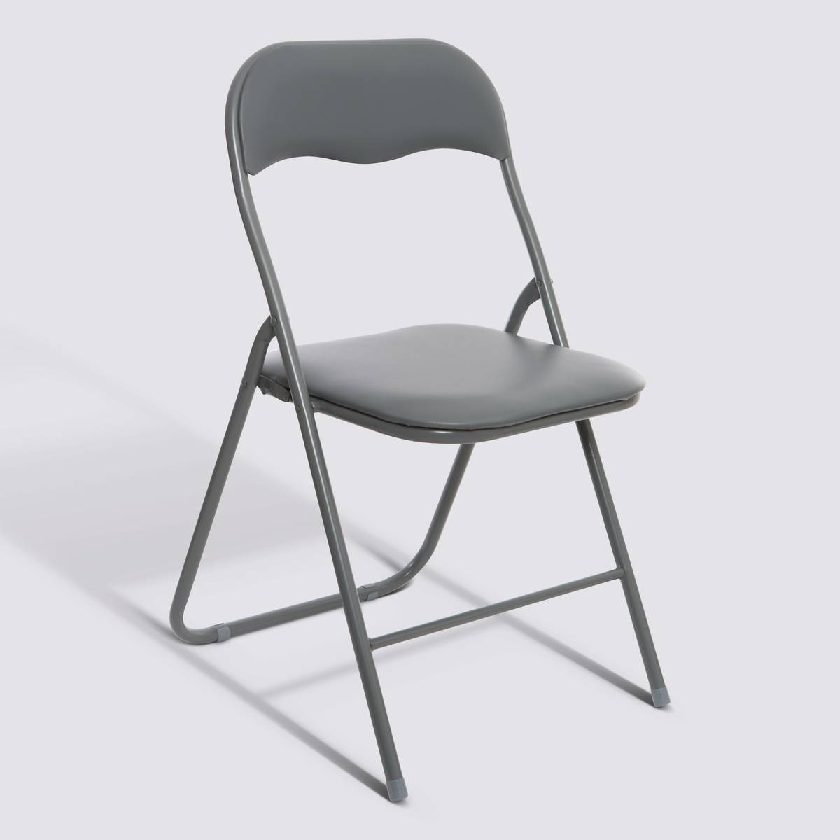 Chaise pliante, gris clair