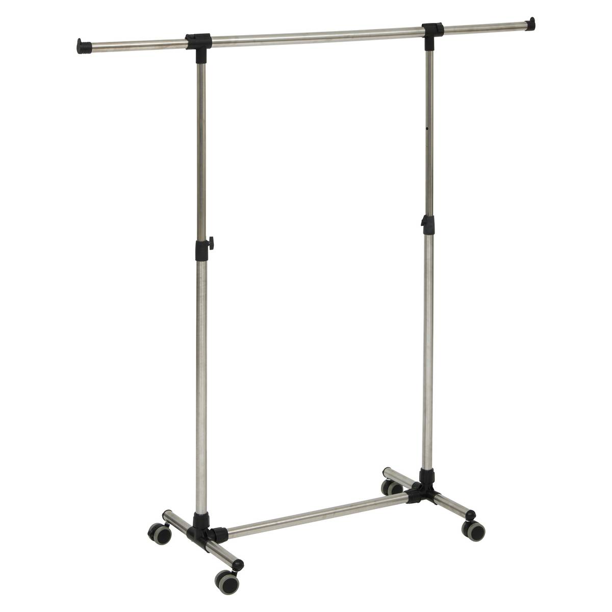 Portant à vêtements simple inox Extensio+