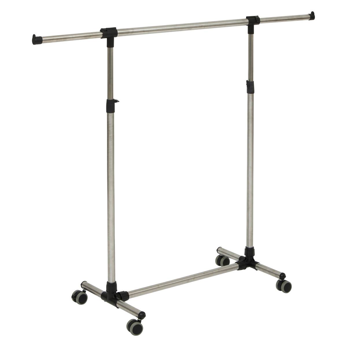 Portant à vêtements simple inox Extensio+