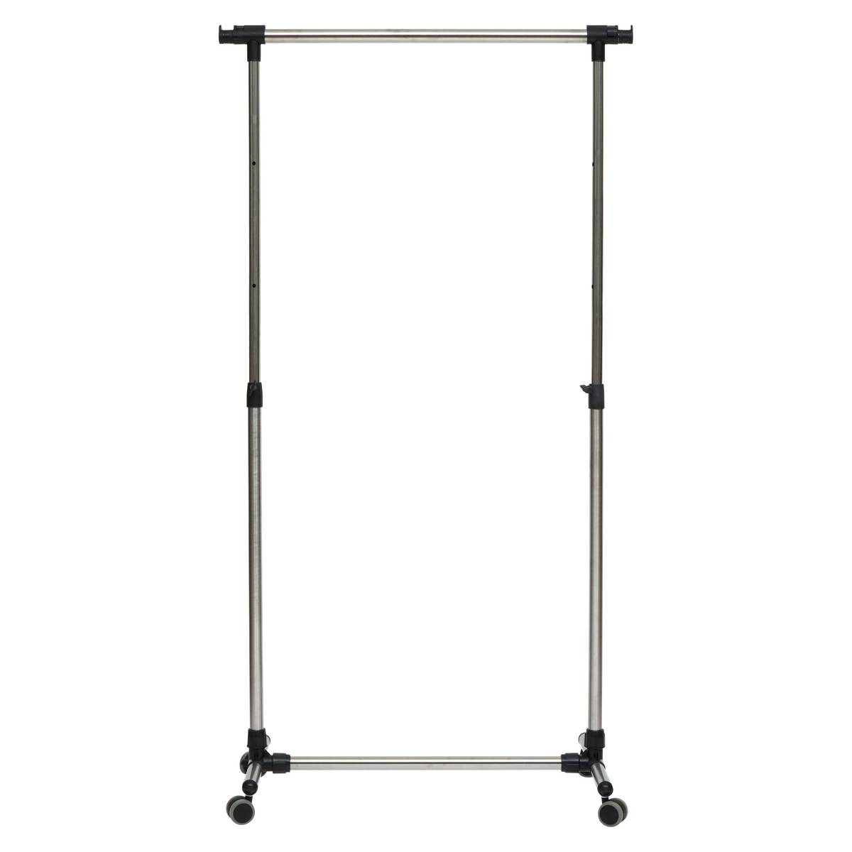 Portant à vêtements simple inox Extensio+