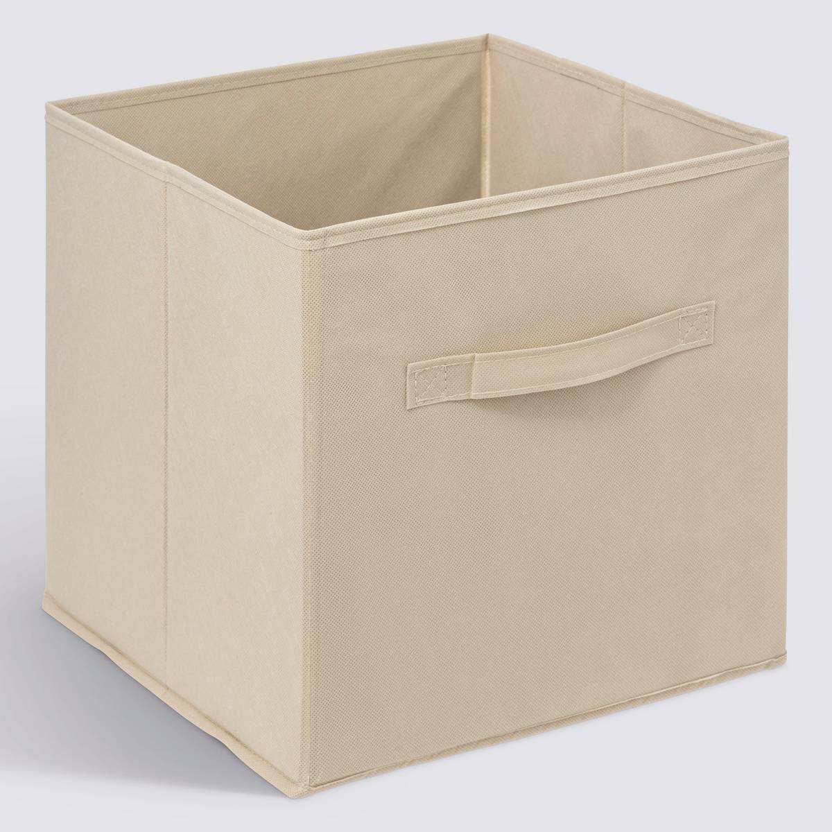 Panier tissu lanière 31x31 cm, beige Mix'n modul