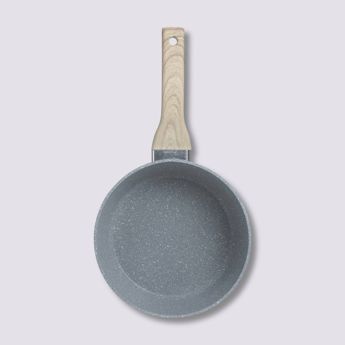 Poêle aluminium forgé, 30 cm Nature
