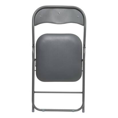 Chaise pliante, gris clair 