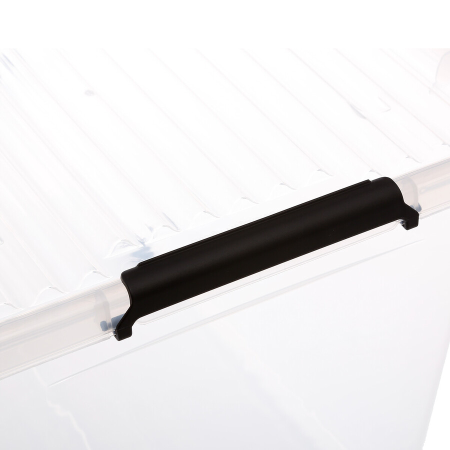 Boîte en plastique transparente 40l Clip'n box