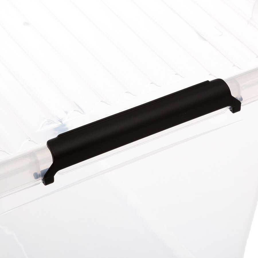 Boîte en plastique transparente 55l Clip'n box