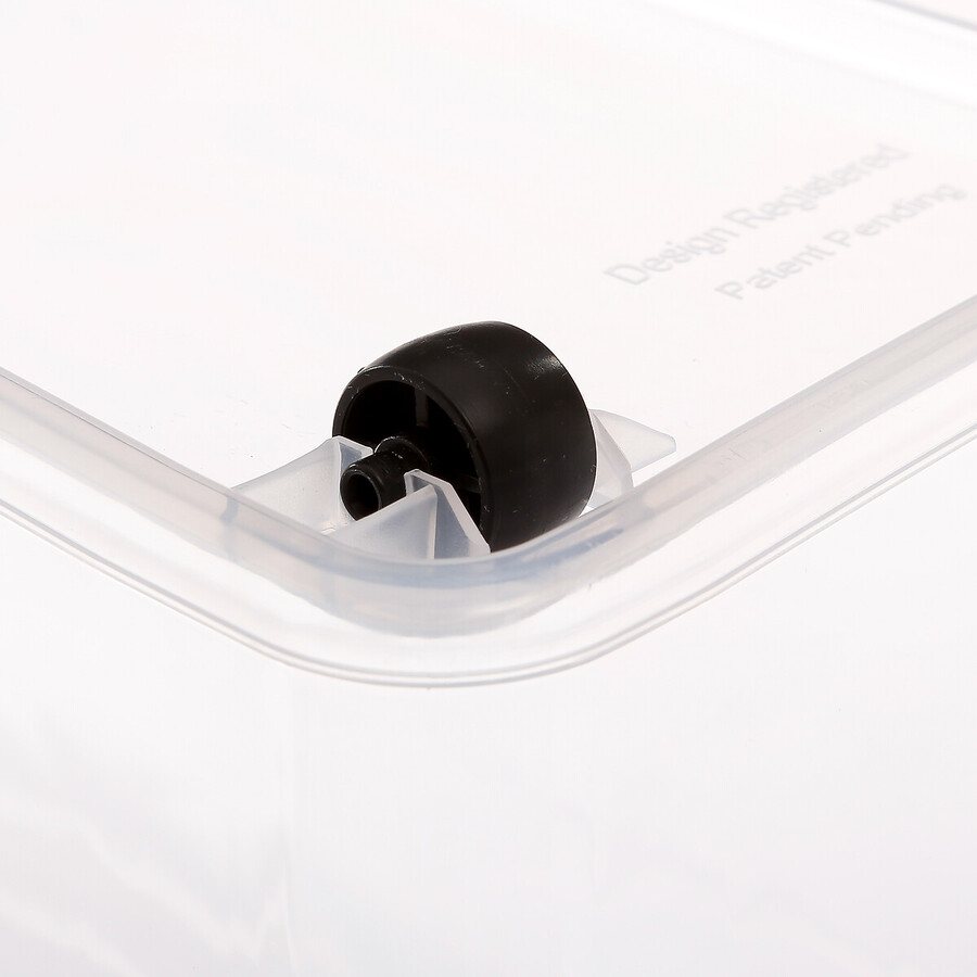 Boîte en plastique transparente 55l Clip'n box