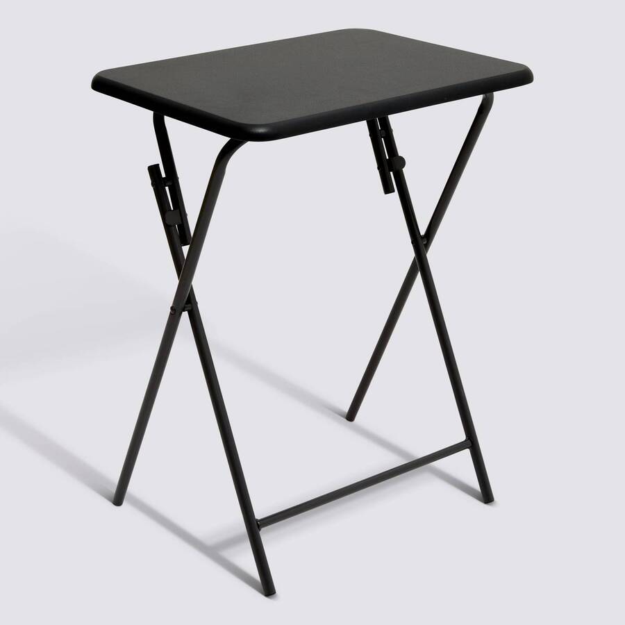 Table pliante 1 place, noir