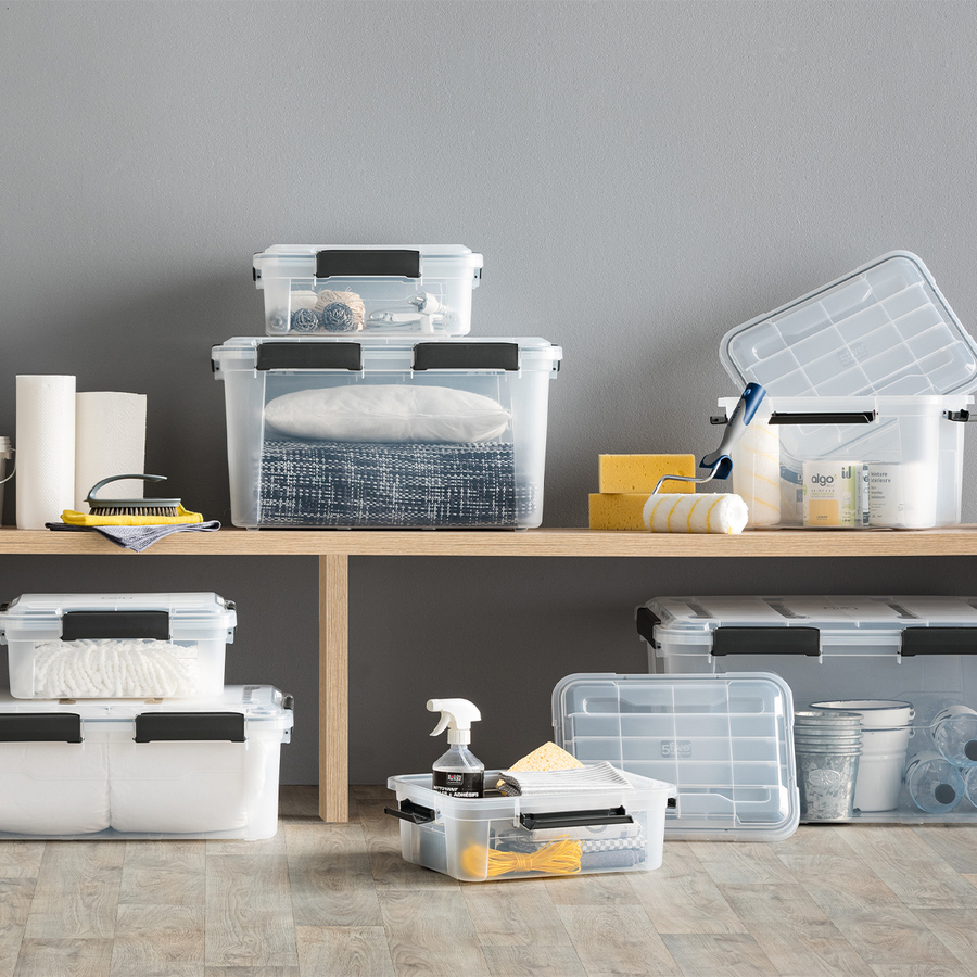 Boîte en plastique à clip 75l Protect+