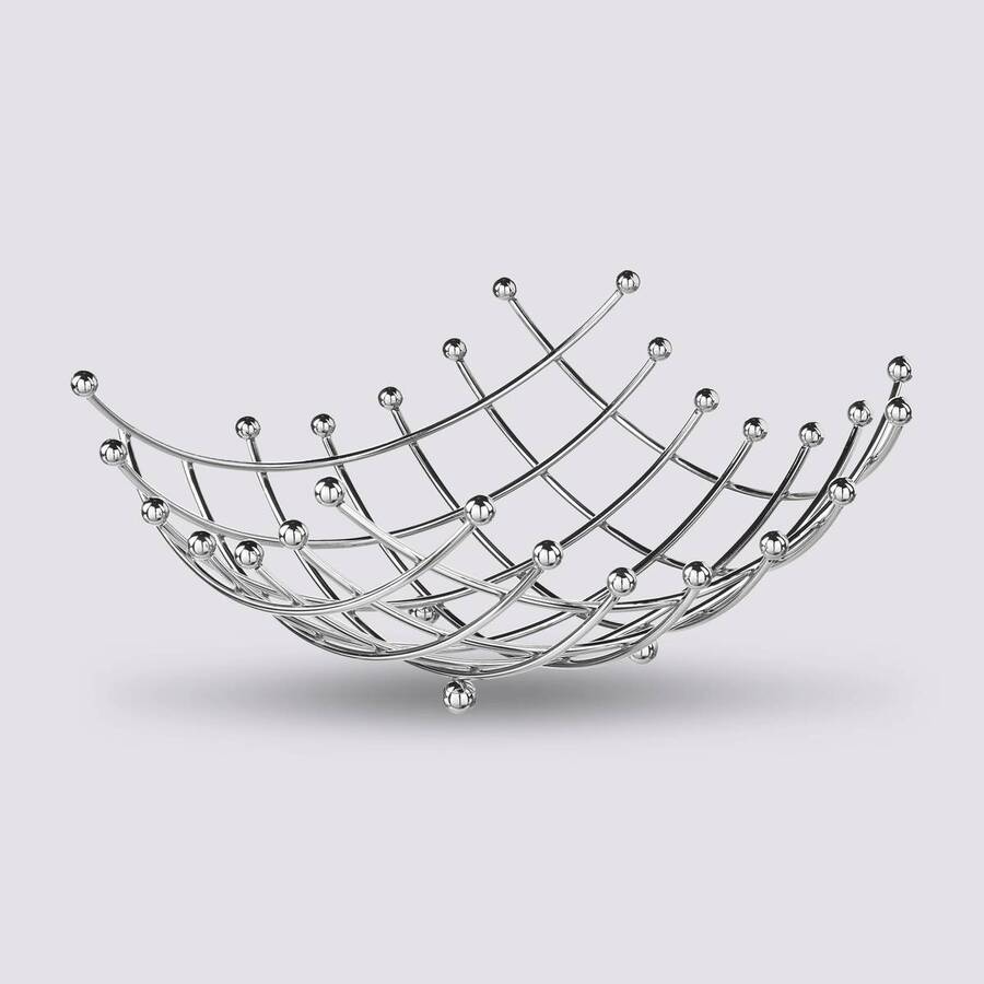 Corbeille spirale en métal 31 cm