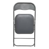 Chaise pliante, gris clair