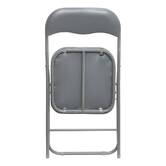 Chaise pliante, gris clair