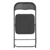 Chaise pliante en velours, gris