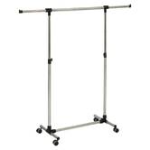 Portant à vêtements simple inox Extensio+