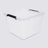 Boîtes 32l, transparent Clip'n box