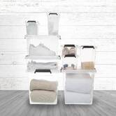 Boîtes 32l, transparent Clip'n box