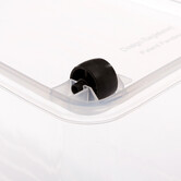 Boîte en plastique transparente 40l Clip'n box