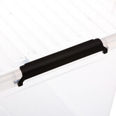 Boîte en plastique transparente 80l Clip'n box