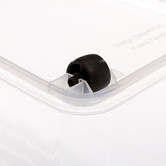Boîte en plastique transparente 80l Clip'n box