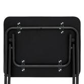 Table pliante 1 place, noir