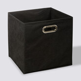 Panier tissu 31x31 cm, noir Mix'n modul
