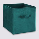 Panier velours 31x31 cm, bleu Mix'n modul