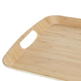 Plateau 46x31cm, effet bambou