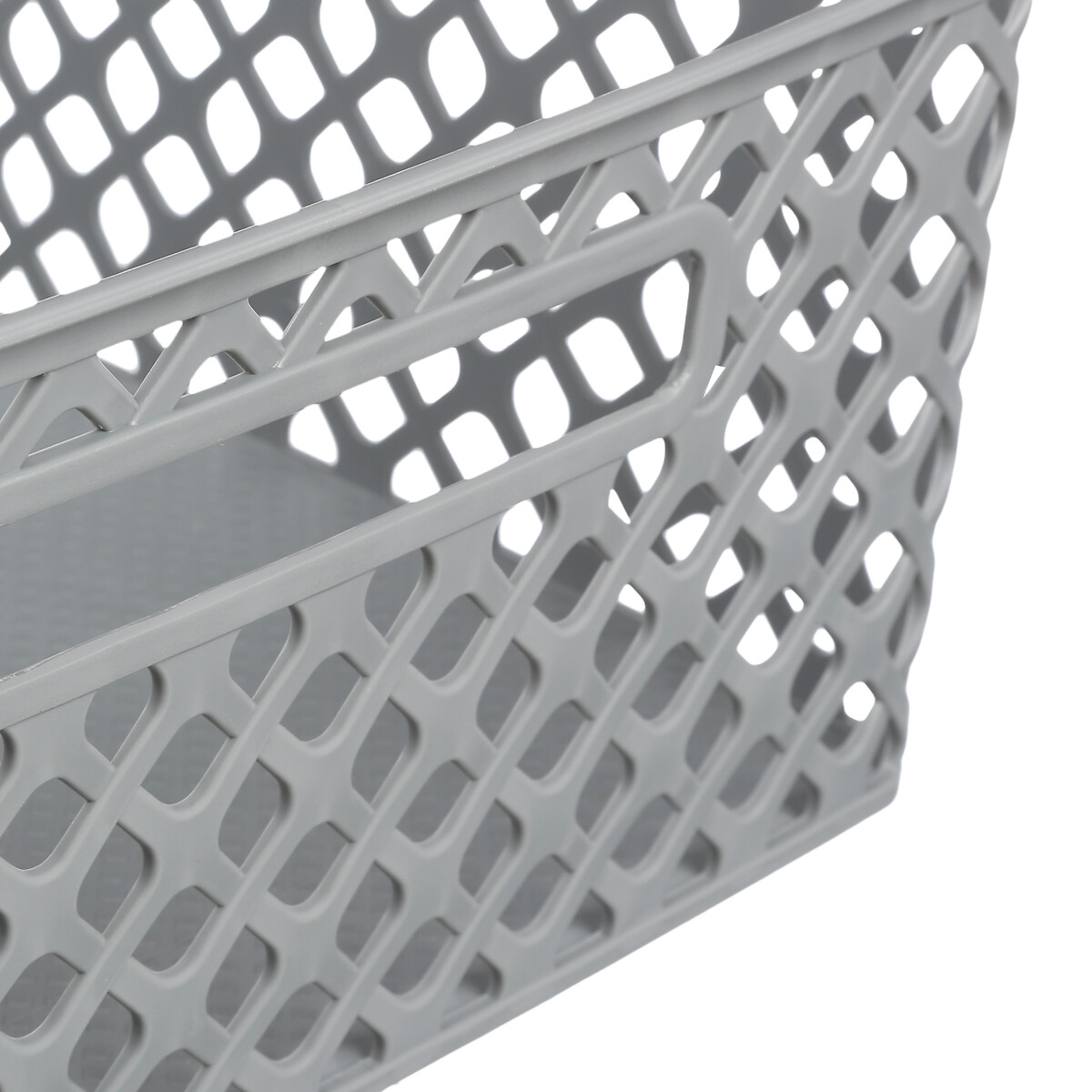 Panier en plastique 11l, gris