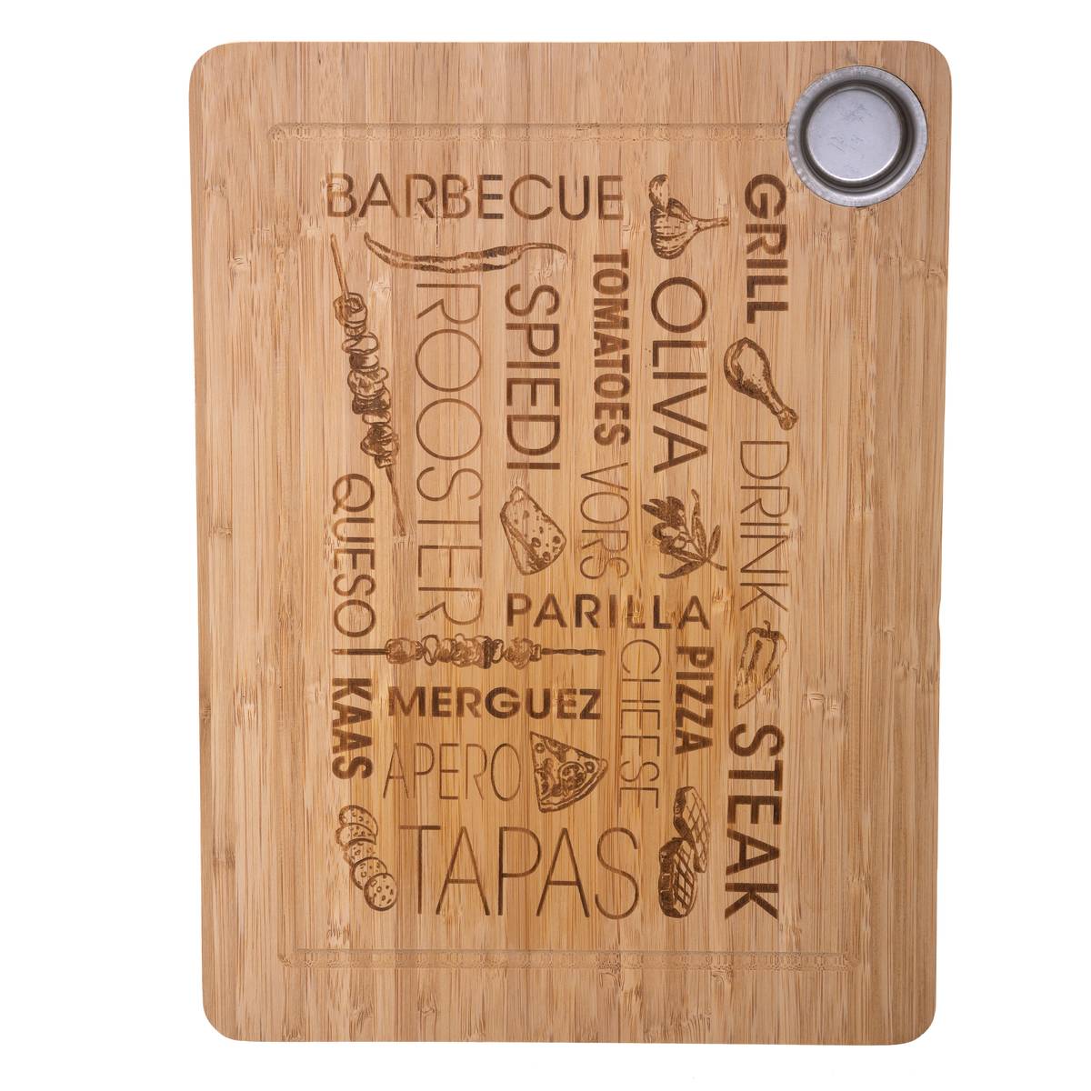 Planche à découper 38x28 cm Bambou