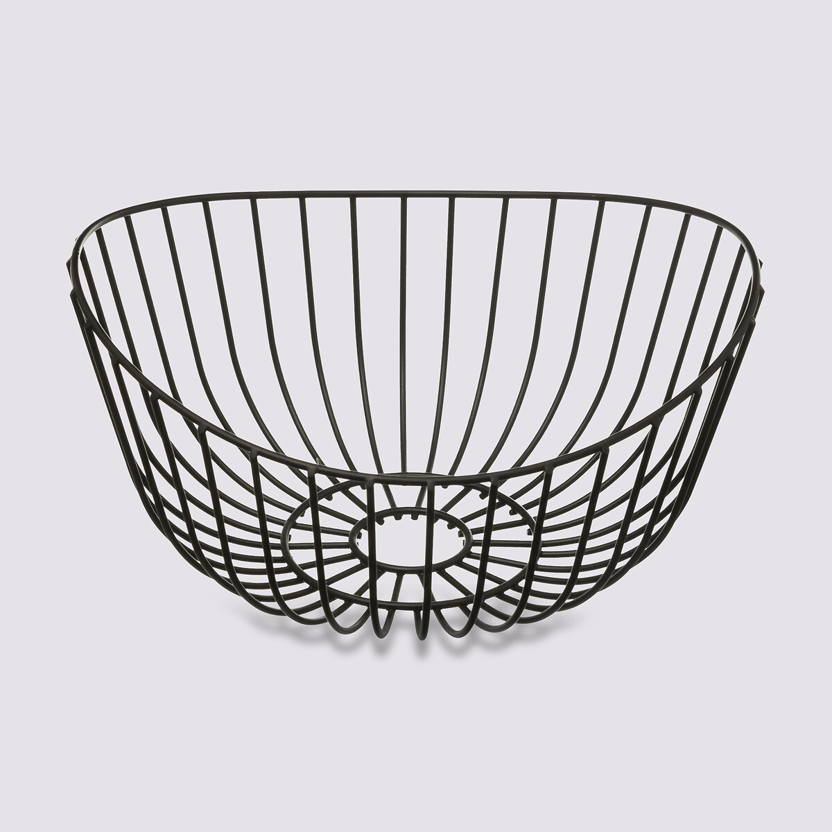 Corbeille en acier 27 cm, noir