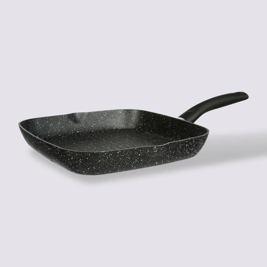 Grill aluminium forgé, 28 cm Caractère