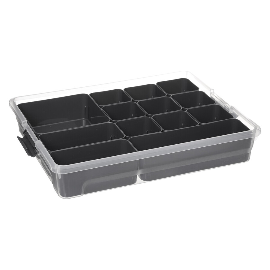 Boîte en plastique compartimentée 4,8l Orga+