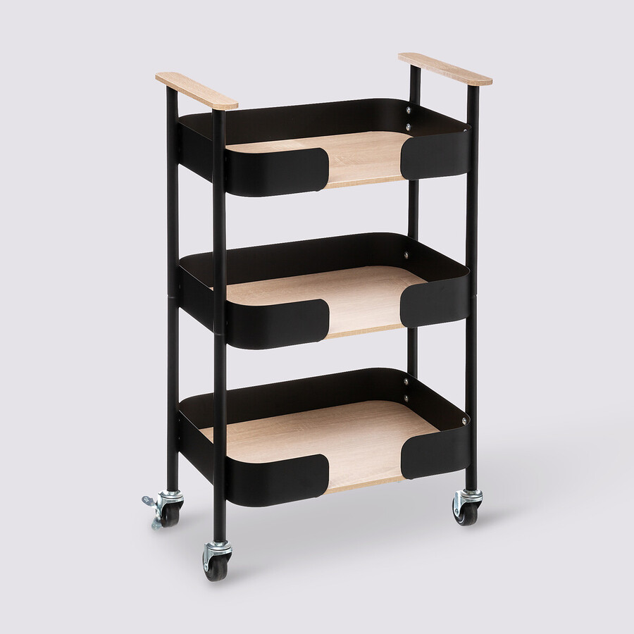 Dessertes 3 niveaux en bois Blackwood