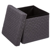 Pouf pliable 31x31 cm,gris anthracite Mix'n modul