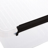 Boîte en plastique transparente 12,5l Clip'n box