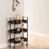 Dessertes 3 niveaux en bois Blackwood