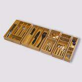 Range-couverts 5 compartiments Bambou